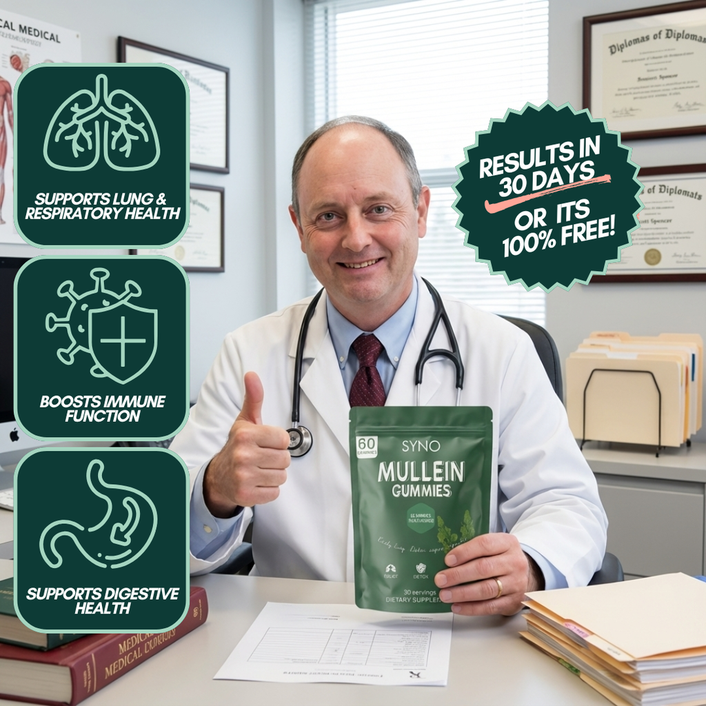 SYNO - MULLEIN GUMMIES | Your Daily Reset for Clear, Comfortable Breathing