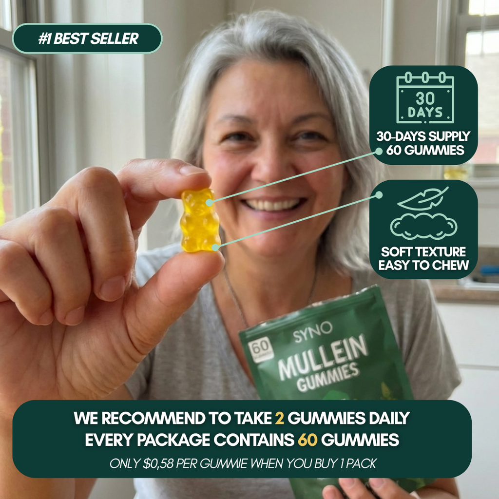 SYNO - MULLEIN GUMMIES | Your Daily Reset for Clear, Comfortable Breathing