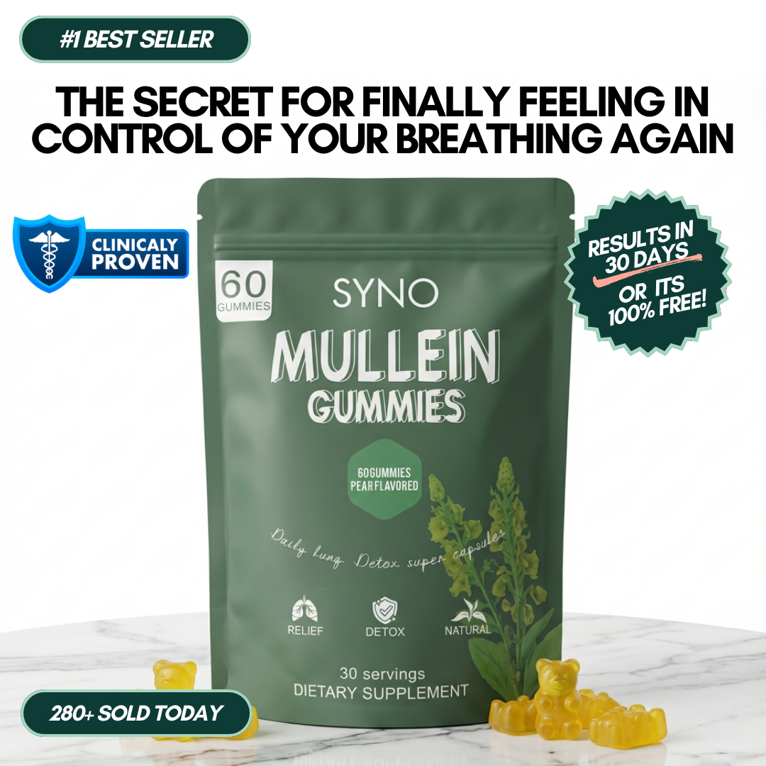 SYNO - MULLEIN GUMMIES | Your Daily Reset for Clear, Comfortable Breathing