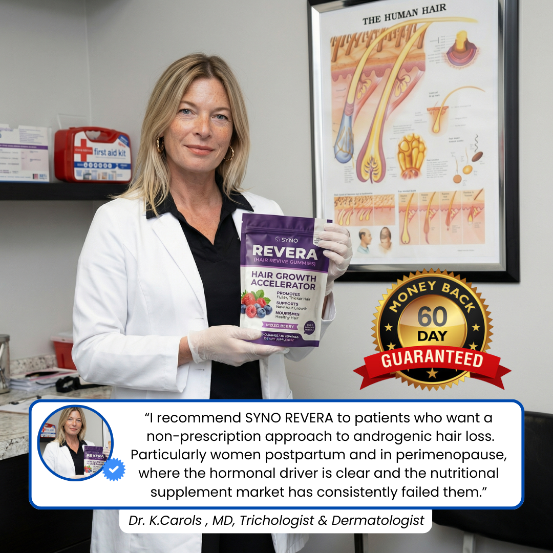 SYNO REVERA | DHT Inhibitor Formula for Hormonal Hair Loss | 1+1 FREE