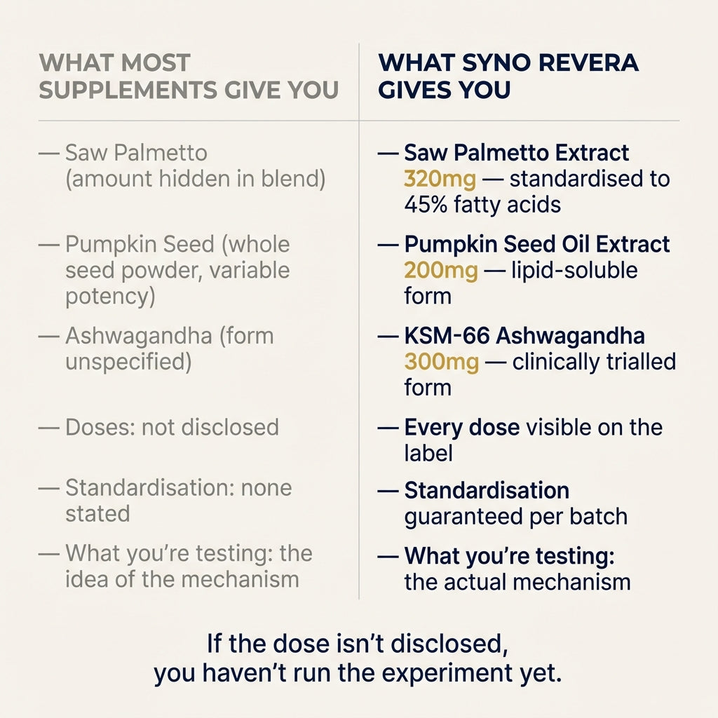 SYNO REVERA | DHT Inhibitor Formula for Hormonal Hair Loss | 1+1 FREE